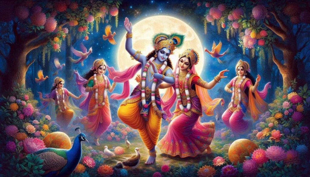 Lord Krishna: The Divine Life, Teachings, and Eternal Legacy of the Supreme Avatar 3 Krishna and the Ras Leela