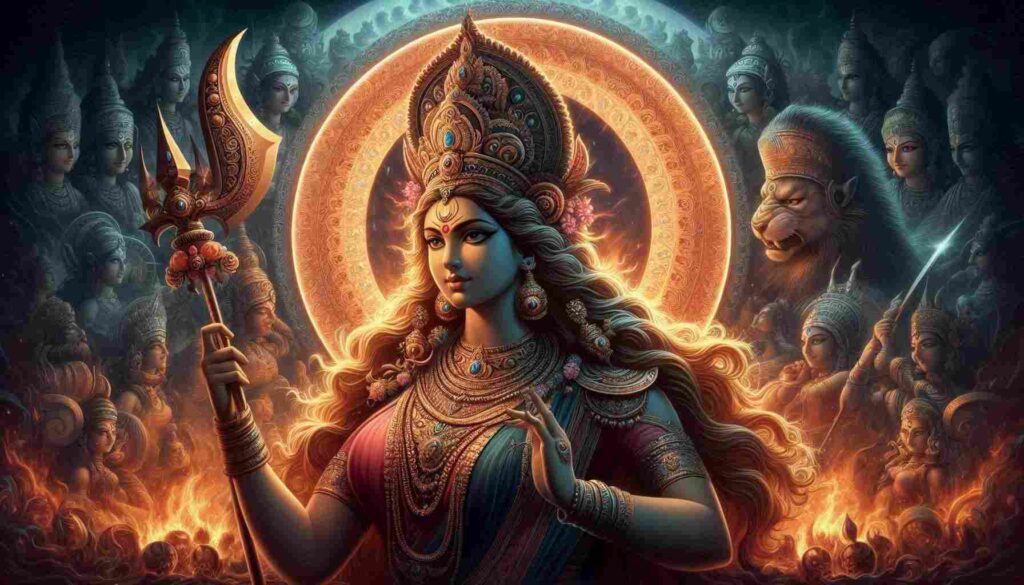 Chandraghanta: The Warrior Goddess of Courage and Serenity in Navadurga 3 Untitled design 81