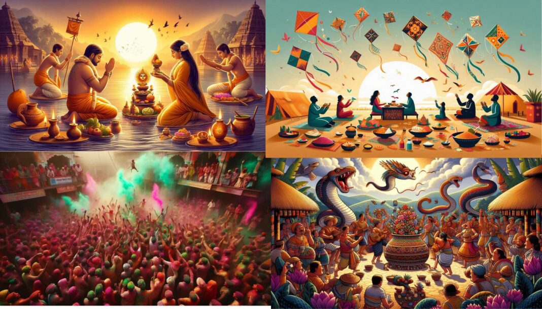 Festivals in Bihar 2025: Celebrating Chhath Puja, Bihula, and More