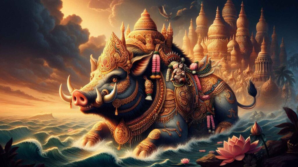 Varaha: The Boar Avatar of Vishnu – Mythology, Worship, and Spiritual Lessons 2 Untitled design 2024 12 30T184219.733