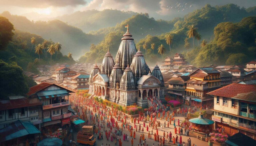 Umananda Temple, Peacock Island