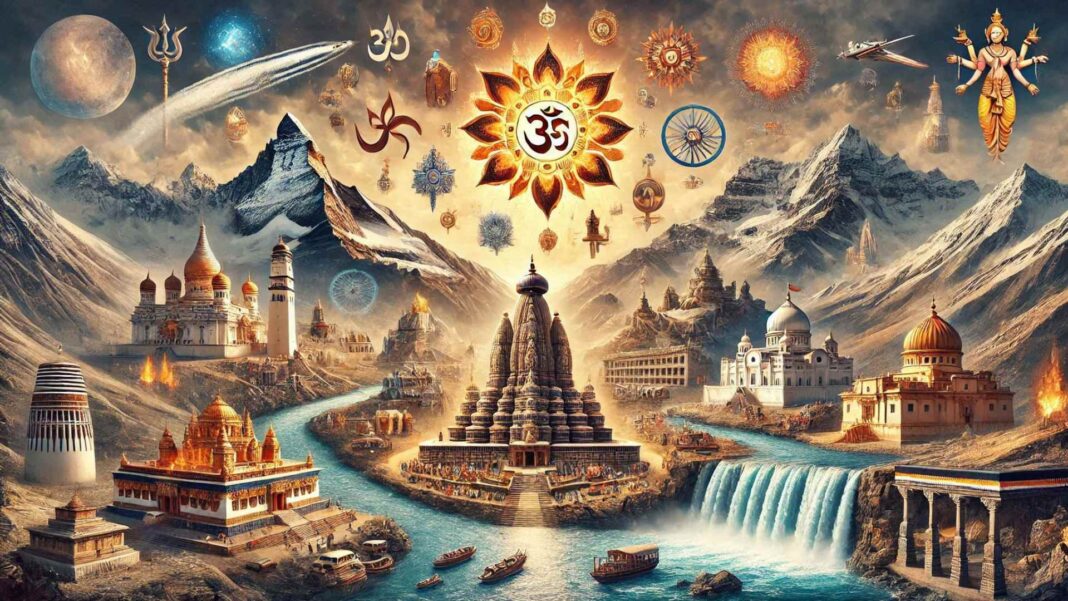 Unveiling the Spiritual Meaning of Sacred Elements in Hinduism: Rivers Cities and Temples