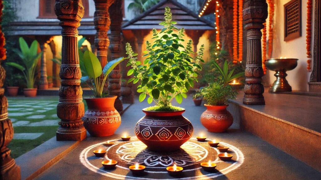 Spiritual Significance of Tulsi, Peepal Banyan Rudraksha Lotus, and Bel Leaves in Hinduism 1 Untitled design 2025 01 09T164044.957 5