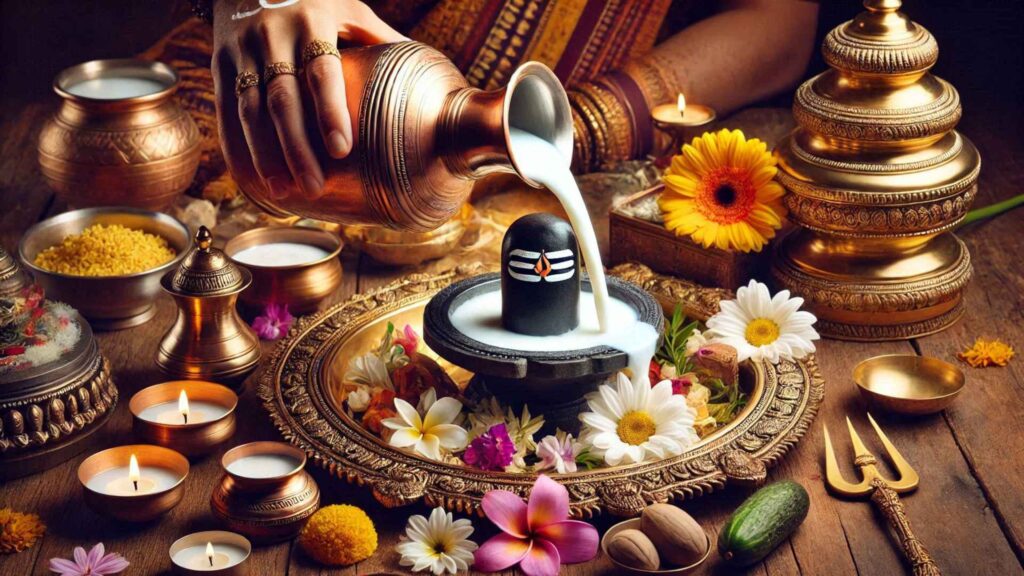 Elements in Hindu Worship: Ghee Honey Milk Tulsi Leaves and Sacred Water 3 Untitled design 2025 01 10T154435.490 3