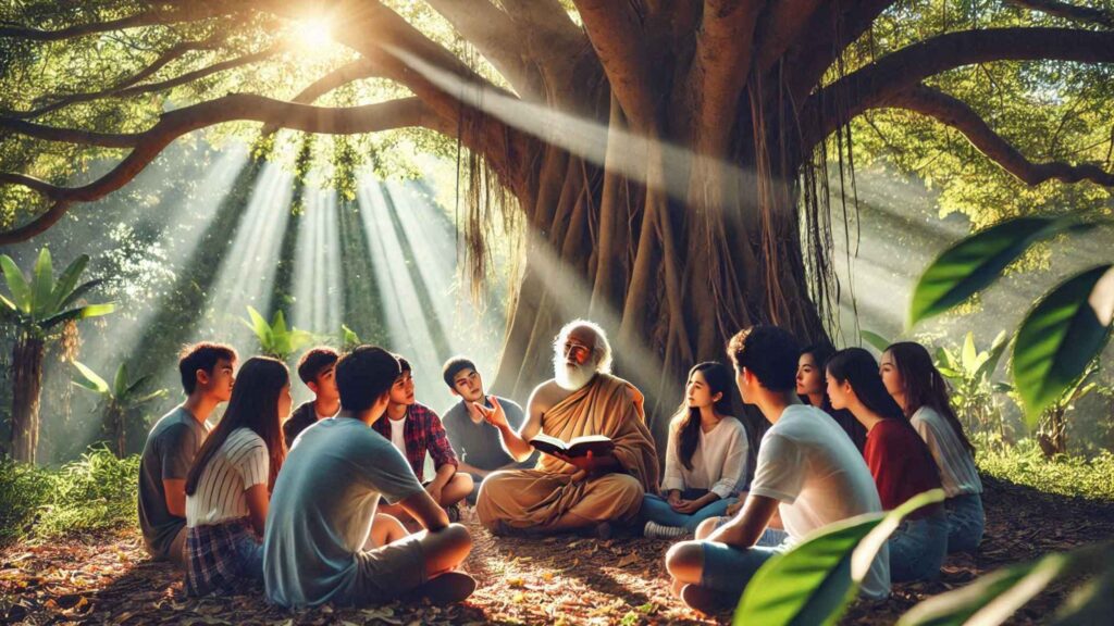 The Spiritual Meaning of Hindu Elements Guru Shishya Family Bonds