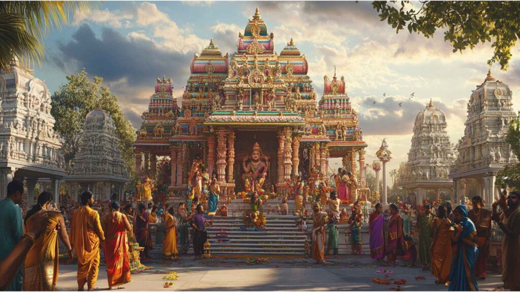 Top 10 Must-Visit Hindu Temples in the United States – History, Architecture & Visitor Guide 1 BAPS Shri Swaminarayan Mandir Robbinsville New Jersey