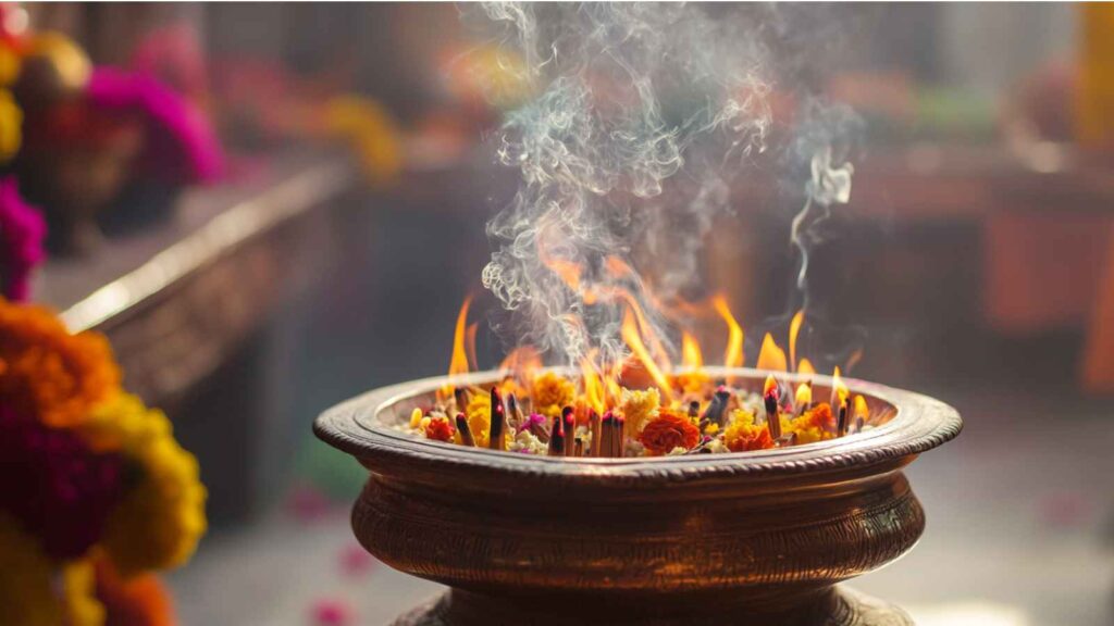 Sacred Materials & Ritual Essentials in Hinduism: Ghee, Prasad, Incense, and Temple Insights 4 Incense The Fragrance of Devotion
