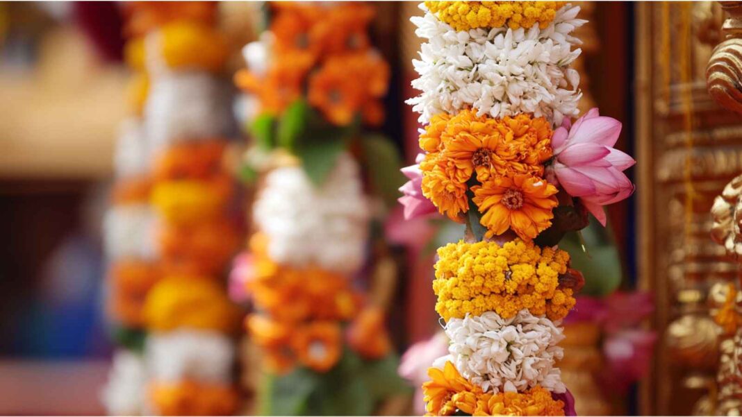 Sacred Garlands in Hinduism: Rituals Scriptures and Temple Traditions