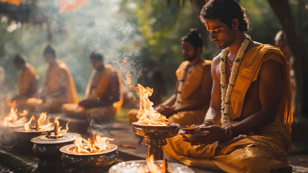 Upanayana (Sacred Thread Ceremony): Initiation, Ancient Scriptures & Temple Blessings in Hinduism 1 The Ritual of Upanayana A Sacred Initiation
