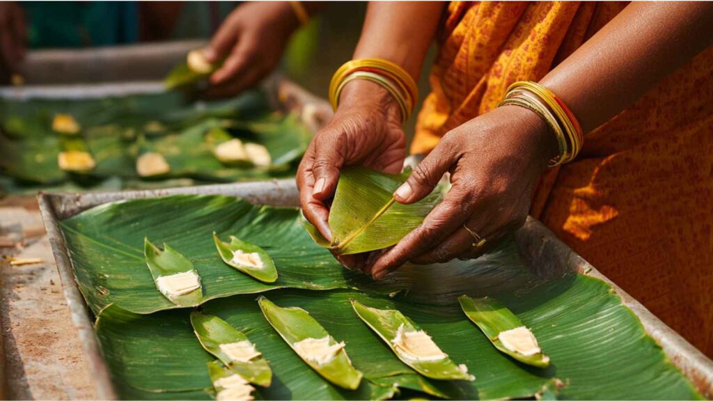 Banana Leaves in Hinduism: Sacred Rituals, Temple Offerings & Spiritual Symbolism 1 The Sacred Role of Banana Leaves in Hindu Rituals
